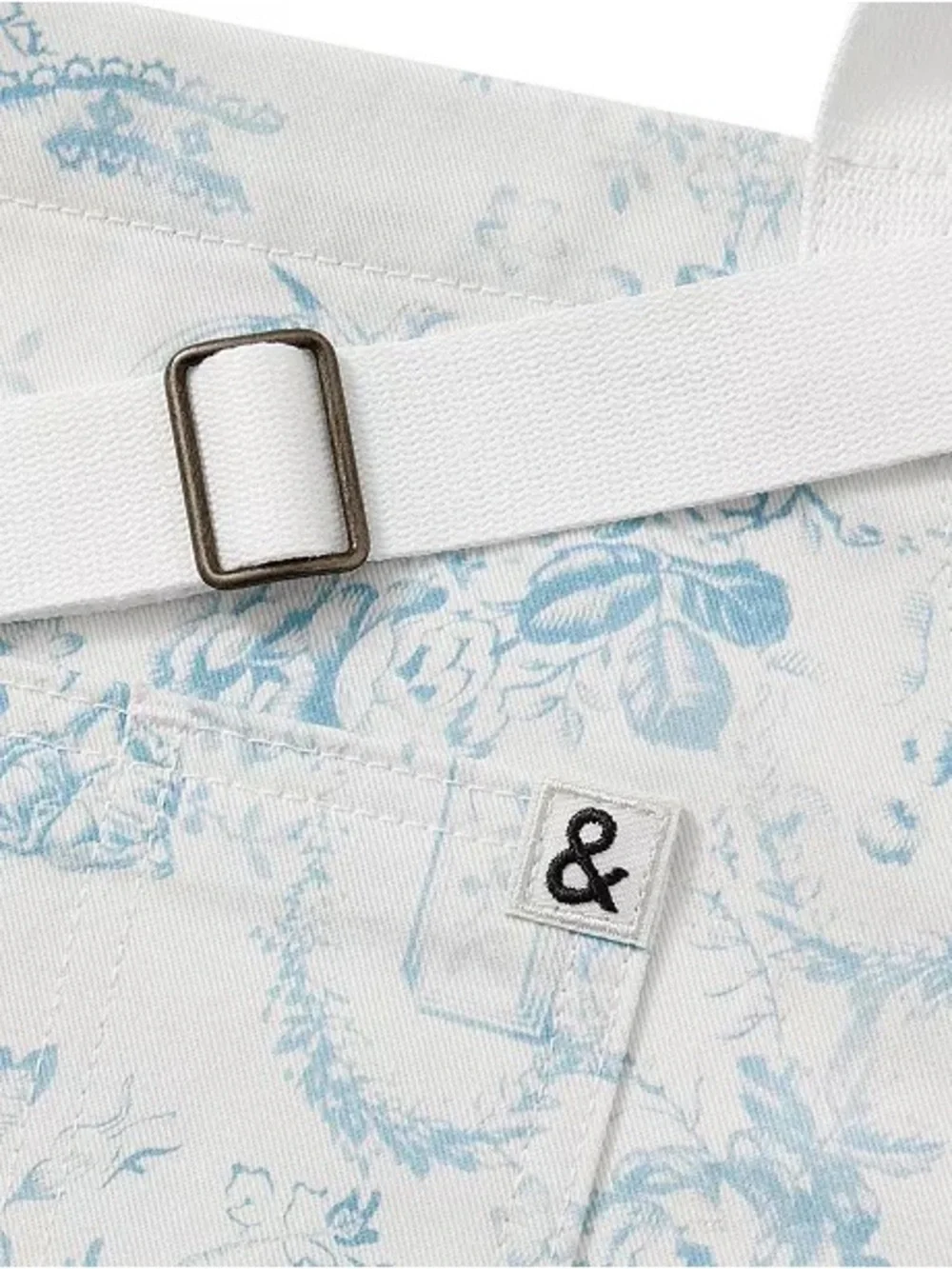 Hedley and Bennett x LoveShackFancy Cropped Essential Apron- Vintage Sea